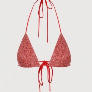 Asta Resort Lio Bikini Top- Raspberry Sequin Brand New Never Worn! (Size S)